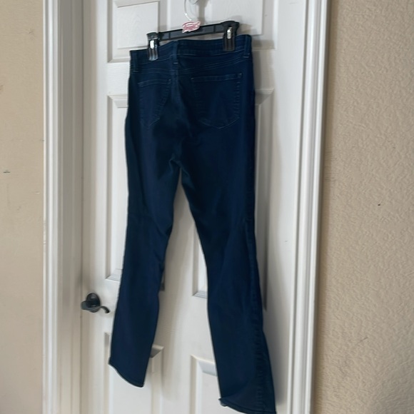 Nydj dark wash jeans, size 14, Sheri slim fit, no holes or distressing - Picture 2 of 9